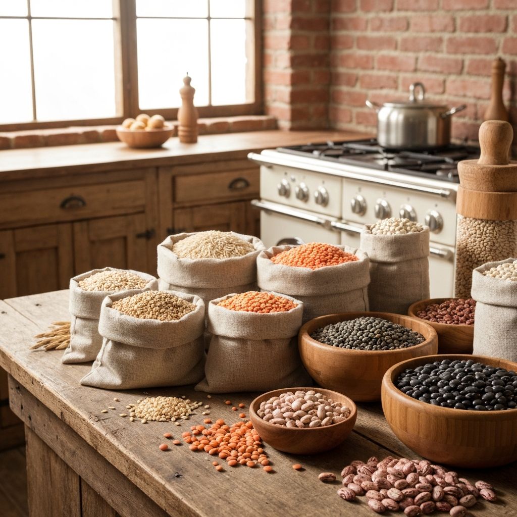Getreide und Hülsenfrüchte